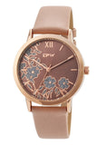 blue rose woman clock