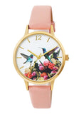 Hummingbird Pattern Wrist Watch