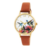 Hummingbird Pattern Wrist Watch