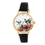 Hummingbird Pattern Wrist Watch